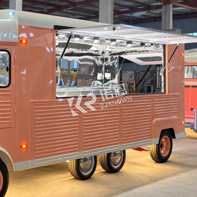 5.8M Citroen Style Food Trailer with 3M Service Window | KN-CT500-H01