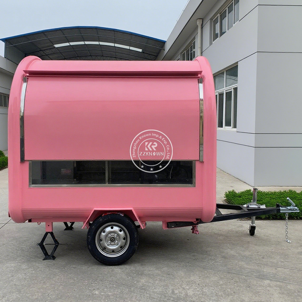 Mobile Ice Cream Cart Dessert Kiosk Food Truck Trailer Concession