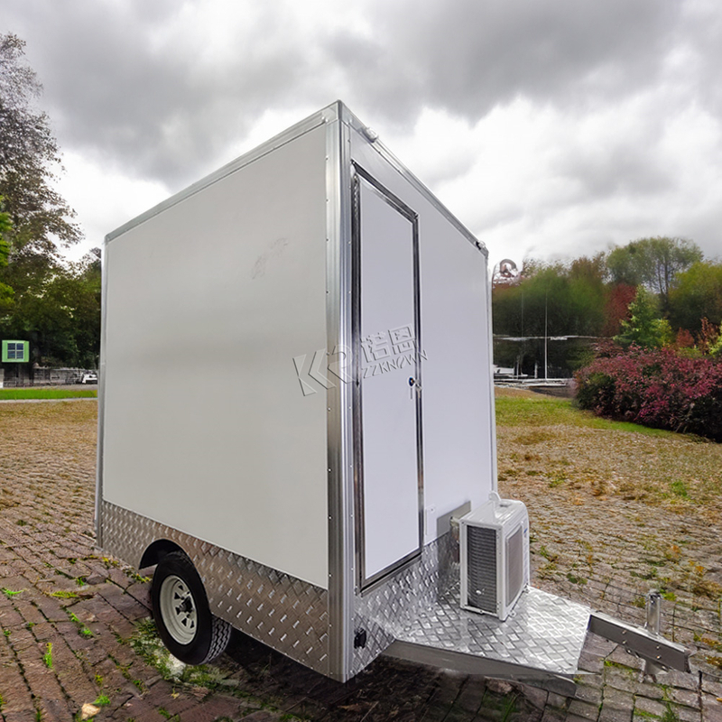 KN-220CS 2 Toilets Small Portable Toilet Trailer Outdoor Restroom