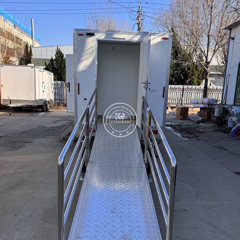 Restroom Shower Trailers ADA Compliant Handicap Accessible Shower Restroom Combo Trailers For Sale