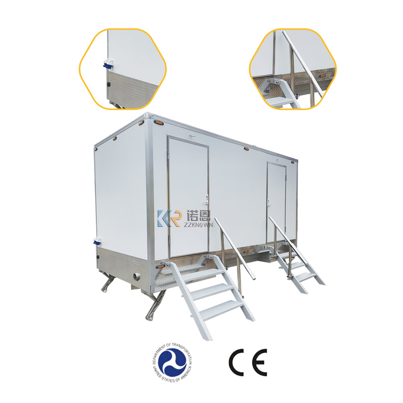 Custom Cheap Price Luxury Portable Bathroom Mobile Restroom Trailers Shower Toilet Trailer 