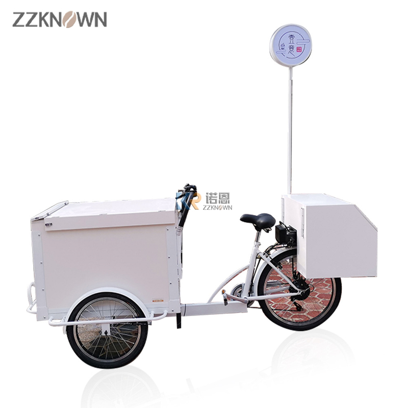 Street Food And Snack Truck with CE Certification of Commercial Food Truck Reverse Pedal Human Tricycles