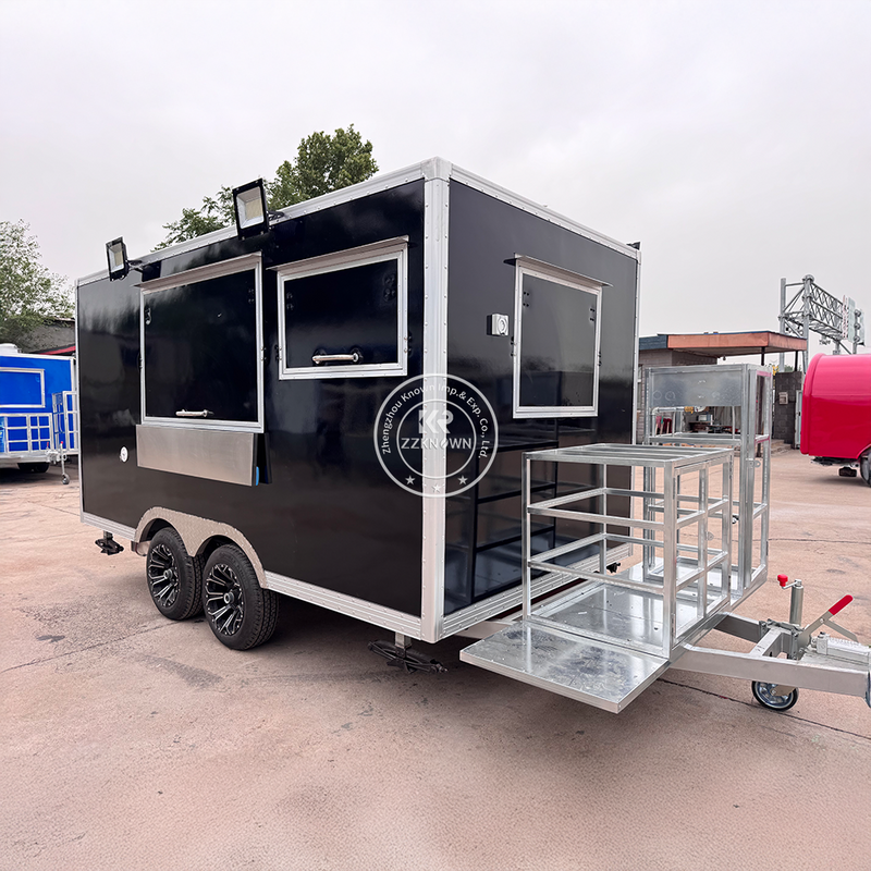 Custom 4.1m Food Trailer with Full Stainless Interior – Mobile Kitchen by ZZKNOWN