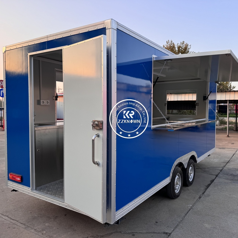 EU Standard 4.8m Towable Food Trailer for Sale | Custom Mobile Snack Cart
