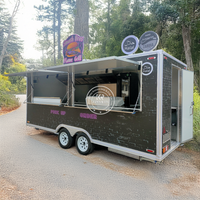 16FT Custom Black Food Trailer for Australia – Fully Equipped Mobile Kitchen