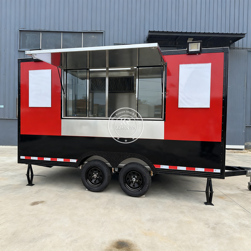Mobile Burger Trailer | Custom Grill & Fryer Setup