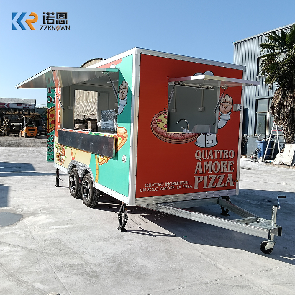 4M Commercial Pizza Food Trailer Mobile Pizza Kitchen