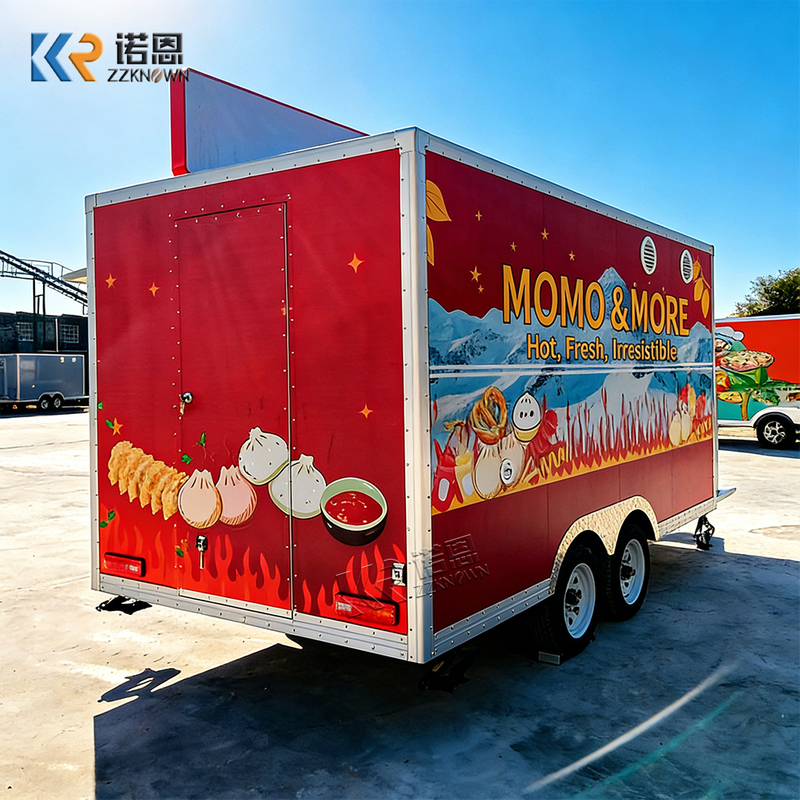 Custom Dumpling Momo Food Truck Trailer for Sale