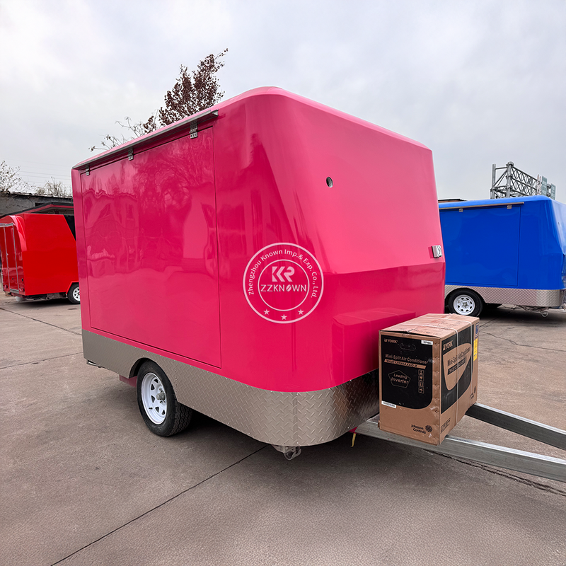 High-Visibility Custom Mobile Kitchen New Design Mobile Food Truck Trailer