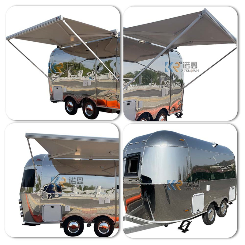Luxury Hotel Mobile Stainless Steel High Quality Camper Trailer