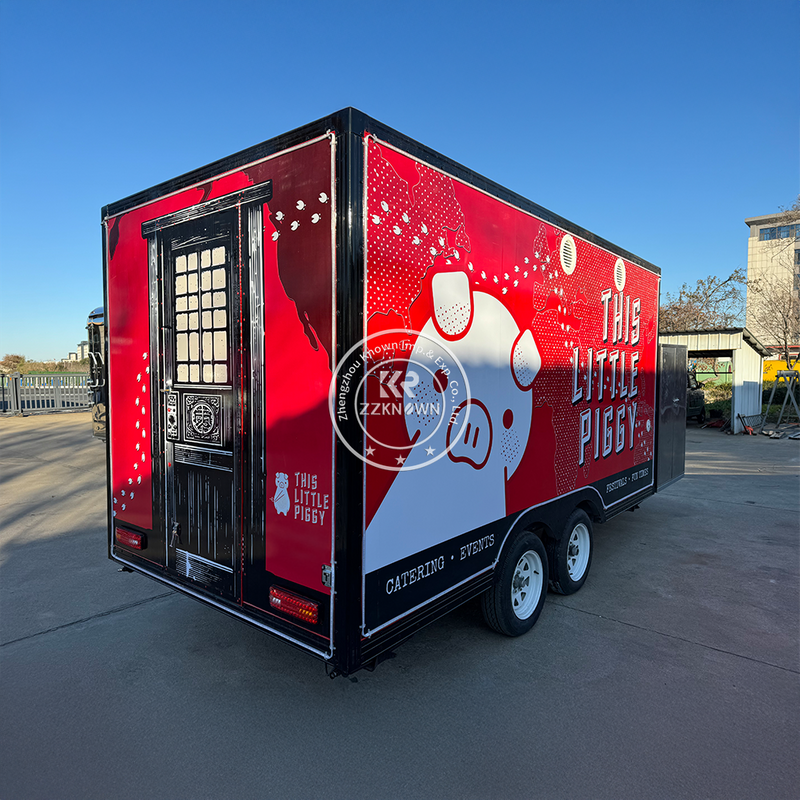 Custom Multifunctional Deep Fryer Food Trailer Pizza Fast Food Truck Ice Cream Fast Food lunch trucks for sale