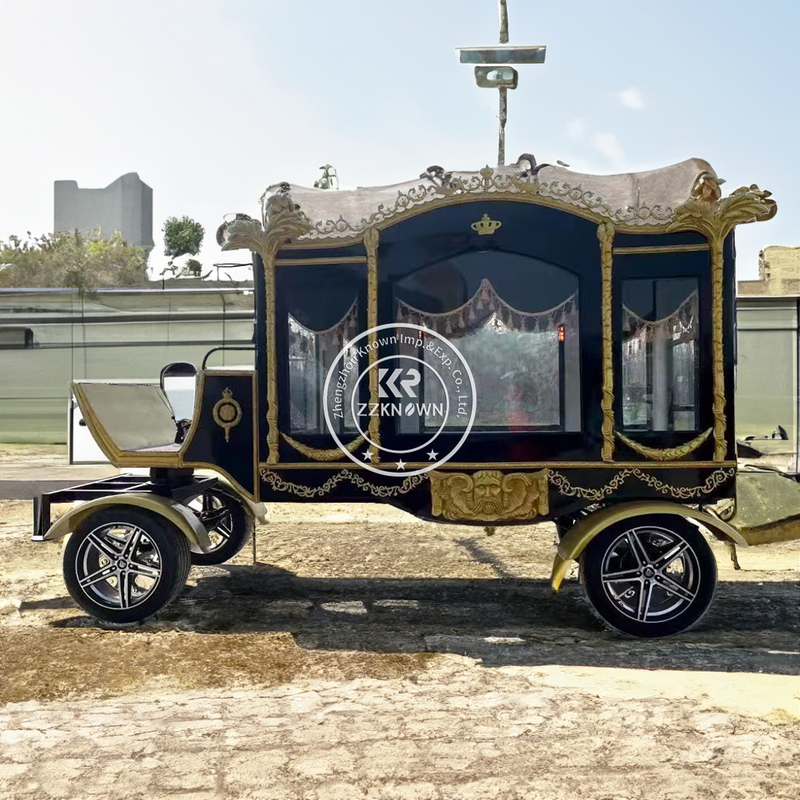 China Funeral Carriage Manufacturer Direct Sale Horse Hearse Funeral Car New Design Electric Horseless Hearse