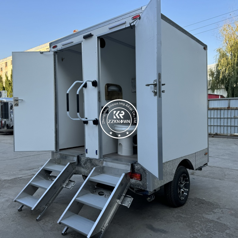 KN-220CS 7.2ft Outdoor Mobile Portable Toilet Trailer Portable Restroom for Sale