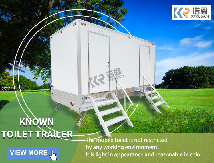 Custom Cheap Price Luxury Portable Bathroom Mobile Restroom Trailers Shower Toilet Trailer 