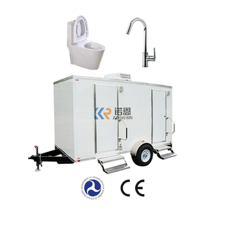 Fully Equipped Luxury Washing Room Trailer Mobile Restrooms With Trailer Portable Toilets for Sale