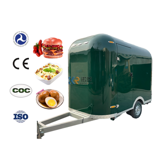 KN-QF-300BT Fully Equipped Food Truck New Zealand Australia Standard Stainless Steel Food Trailer Mobile Food Truck