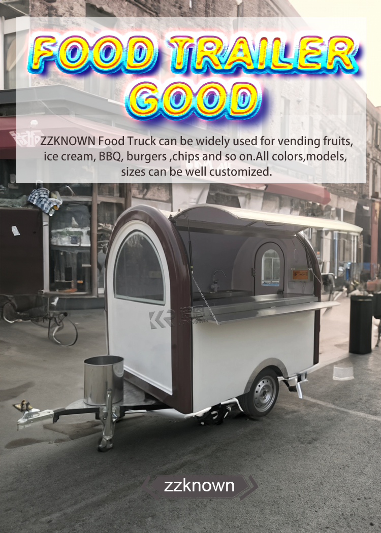 mobile food truck trailer for sale with kitchen