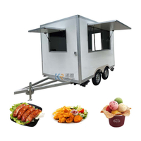 KN-FSH-300 Outdoor Food Concession Trailer Fully Equipped Food Trailer With CE DOT USA Standard Hot Dog Cart