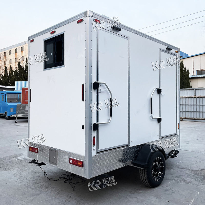 Premium Portable Restroom Trailer Luxurious Spacious and Mobile Sanitation Solution for Events Construction and More