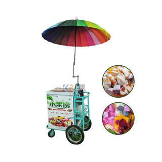 High Quality Perfect Food Truck Ice Cream PIizza Mike Tea Fridge Freezer Food Cart For Restaurant