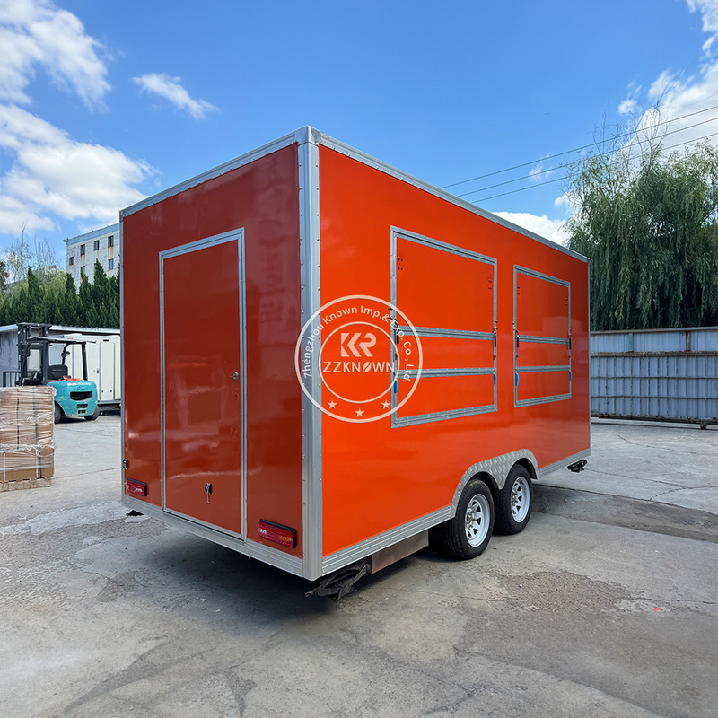 Customizable Food Truck for Catering And Events - 4.5m Model with Unique Bright Colors, Ready To Help You Stand Out in The Market!