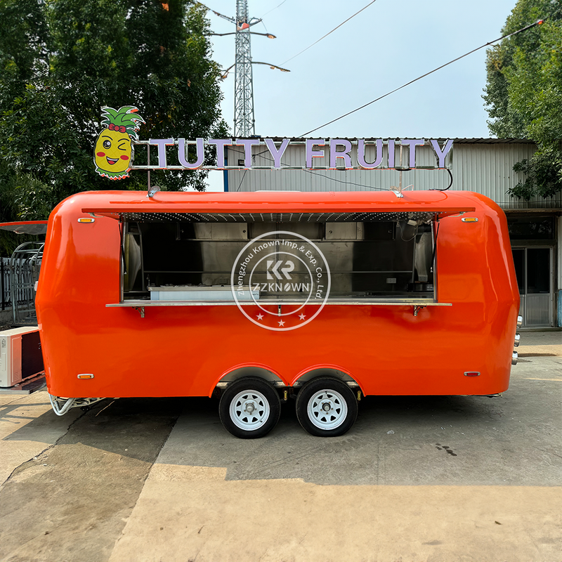 16.4 Commercial Food Van Concession Street Mobile Food Truck Cart Fast Food Trailer for Sale Usa Europe Australia
