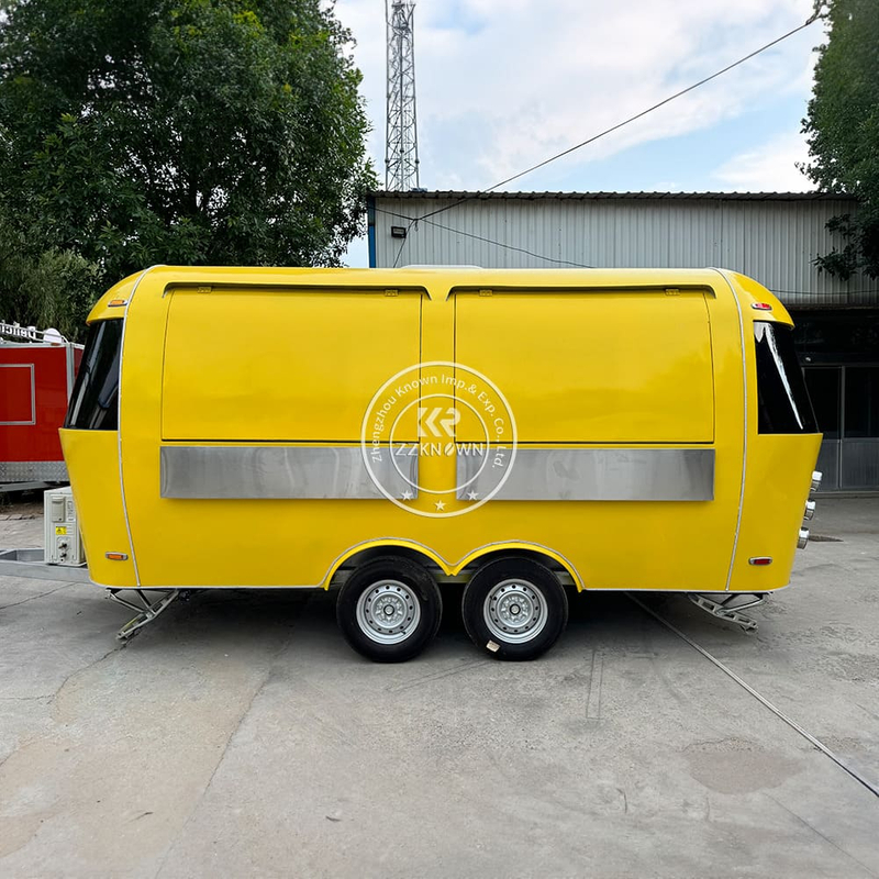 Fully catering Equipped Food Truck hot dog food cart USA Customized Food Trailer With Full restaurant Kitchen Equipments