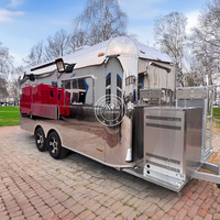 High-End 4.9M Airstream Food Trailer Manufacturer – Customizable Mobile Kitchen Solutions for Global Markets