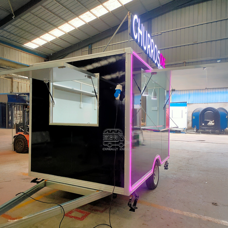 Mobile Food Trailer for Events | UK 3m Churros Cart for Sale
