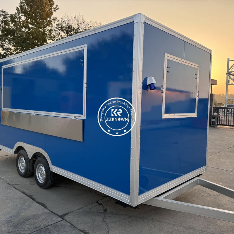 EU Standard 4.8m Towable Food Trailer for Sale | Custom Mobile Snack Cart