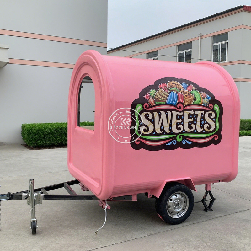 Mobile Ice Cream Cart | Dessert Kiosk Food Truck Trailer | Concession Stand for Sale