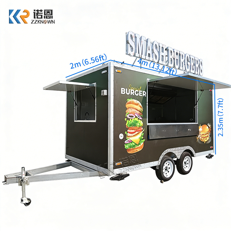 4m Smash Burger Food Trailer for Sale | Australian Standard