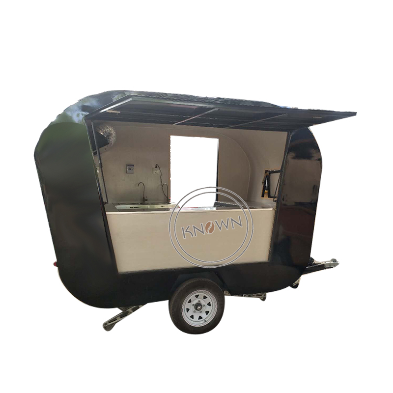 Mobile Coffee Vending Trailer Street Bar Trailers Fast Food BBQ Truck Hot Dog Cart Pizza Snack Vans