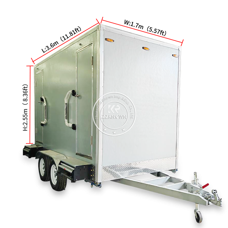 2023 Luxury Toilets Outdoor Custom Prefab Mobile Restroom Bathroom Trailer Truck With Shower