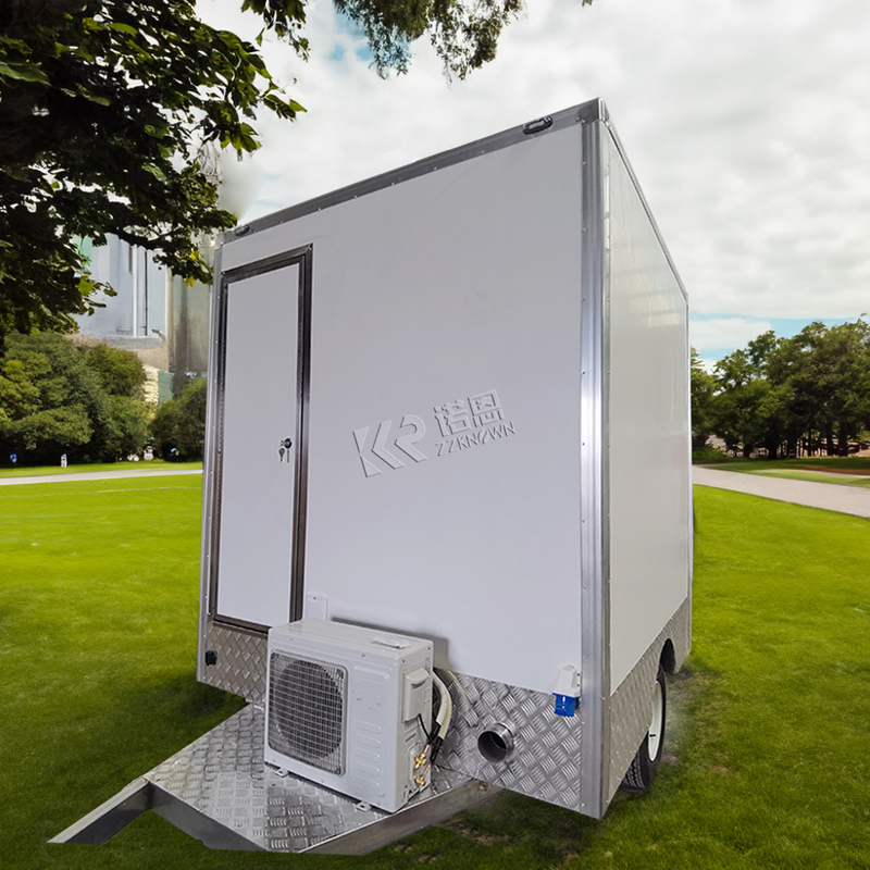 KN-220CS 2 Toilets Small Portable Toilet Trailer Outdoor Restroom