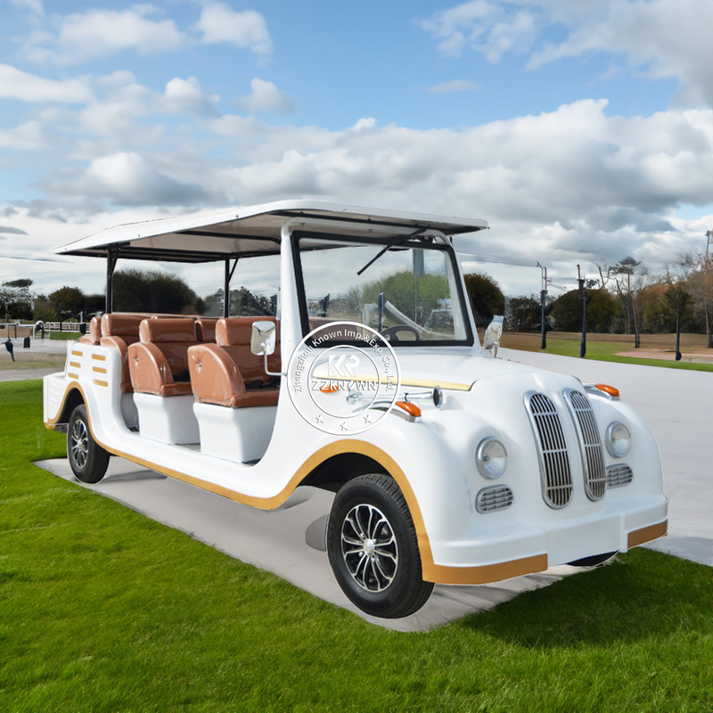 Custom Seats Powered electric Club Car Golf Cart 11 Seat Golf Buggy Vintage Car Sightseeing Car