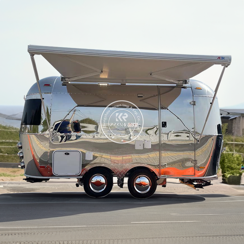 Luxury Hotel Mobile Stainless Steel High Quality Camper Trailer