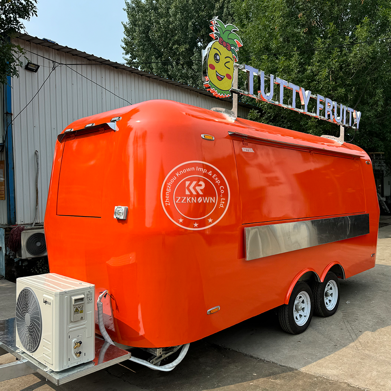 16.4 Commercial Food Van Concession Street Mobile Food Truck Cart Fast Food Trailer for Sale Usa Europe Australia