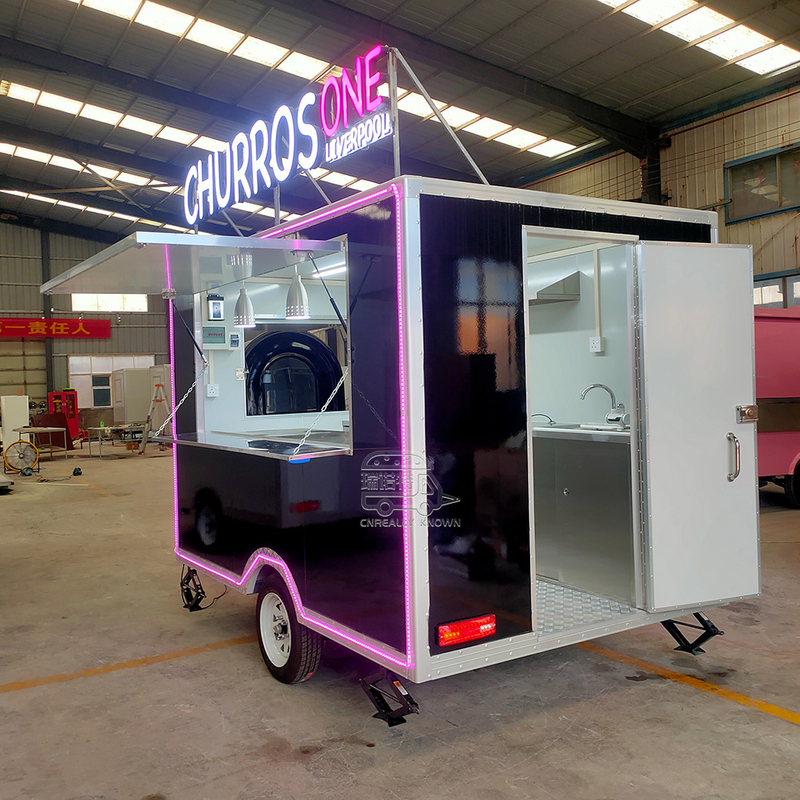 Mobile Food Trailer for Events | UK 3m Churros Cart for Sale