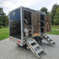 2.9m Restroom Trailer for Events & Construction | Luxury Portable Restroom for Rent or Sale