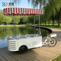 Fast Ice Cream Cart Mobile Food Kiosk Moveable Candy Floss Food Booth With Small Wheels null Wheels