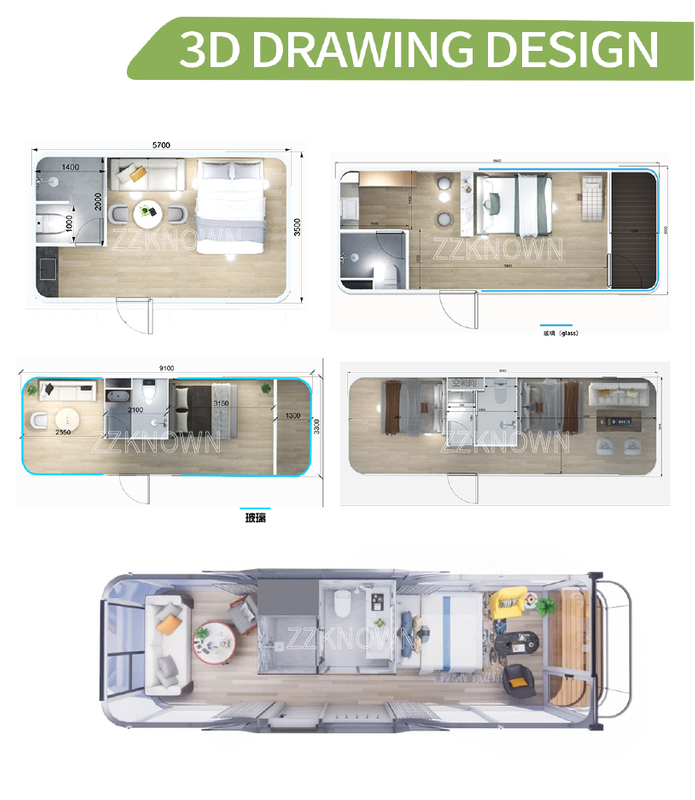 Outdoor Prefab House Hotel Mobile Office Pod Apple Cabin Portable Capsule House Hotel