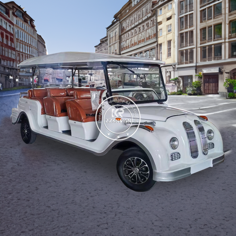 Hotel Airport Vintage Green Travel Electric 11 person golf car Vintage car