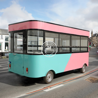 Hot Selling Customized Electric Food Vehicle Ice Cream Truck Food Vending Van Mobile Food Cart 