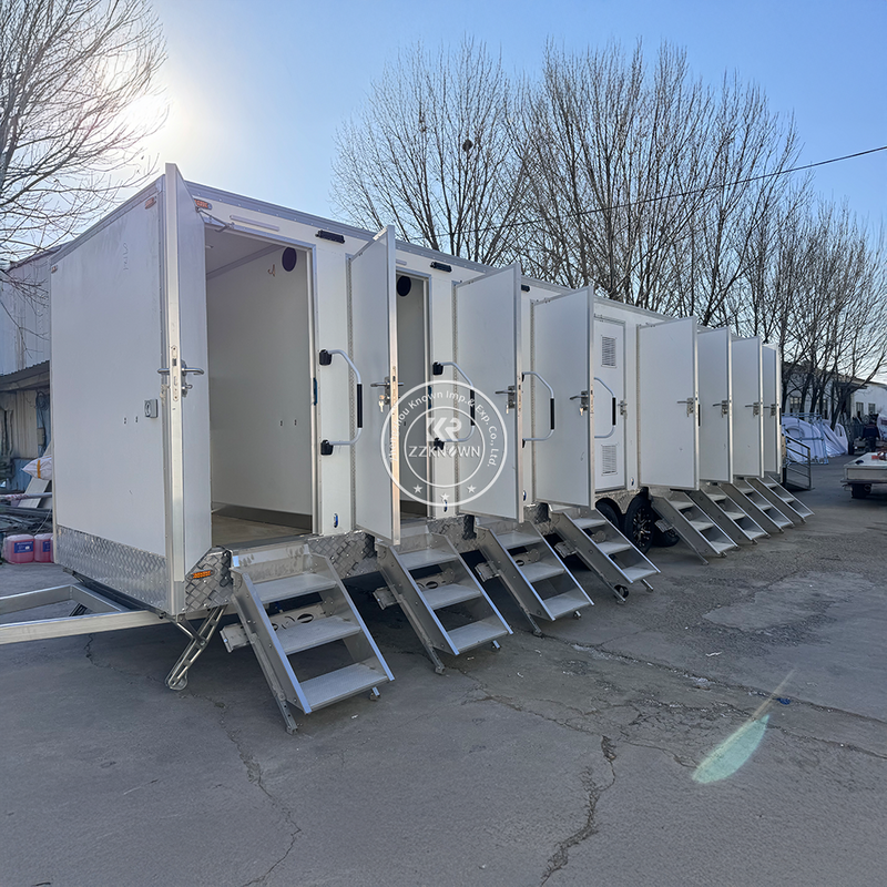 Restroom Shower Trailers ADA Compliant Handicap Accessible Shower Restroom Combo Trailers For Sale