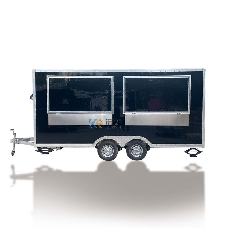 KN-FK-400S Australian Standard Food Trailer Food Cart Cooking Trailer Kiosk Food Concession Trailers