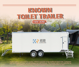 Restroom Toilet Trailer Solar Camping Trailers With Toilet Luxury Mobile Portable Outdoor Public Container Toilet