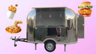 3m Length Customized Made Stainless Steel Airstream Snack Food Trailer Food Concession Trailer