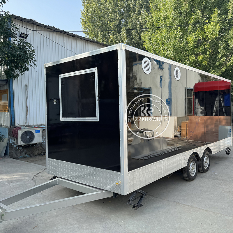 ODM OEM Mobile Street Food Truck For Sale Usa Europe Australia Coffee Pizza Trailer Food Vending Trailer Fully Equipped 
