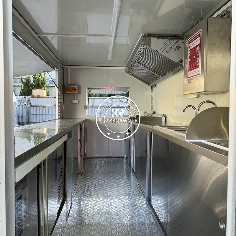 DOT CE VIN Custom Mobile Street Food Truck Ice Cream Trailer Food Carts And Food Trailers Fully Equipped